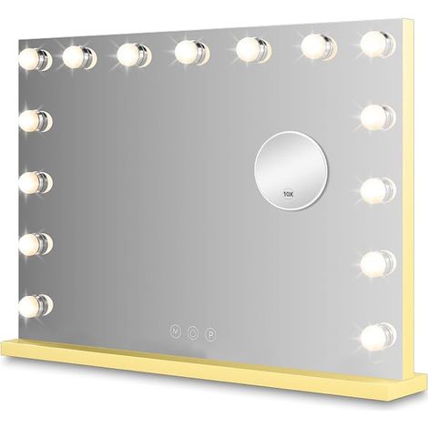 Bayt Miroir LED 58x46 cm – Éclairage Réglable (1/3)