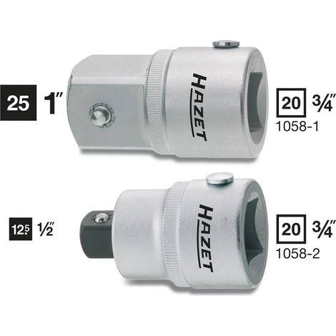 Hazet 1058-2 Adattatore per bussole Impronta (cacciavite) 3/4 (20 mm) 52.3 mm 1 pz. (1/5)