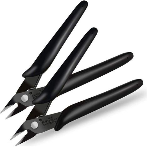 Lot de 2 pinces coupantes de côté, pour câble, bijoux, travaux pratiques (1/5)