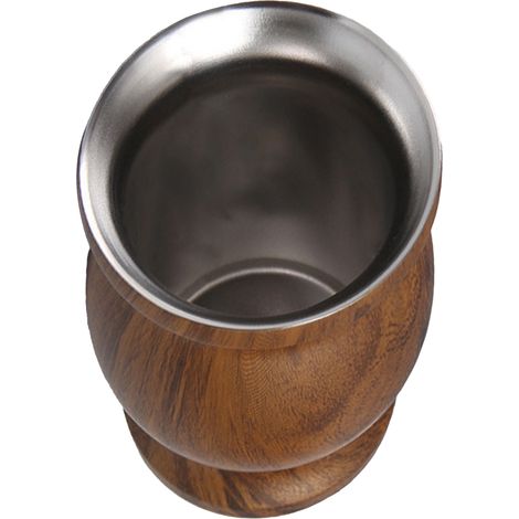 Tasse isotherme à double paroi en acier inoxydable Gourd Cup pour café et thé (237 ml). (1/5)