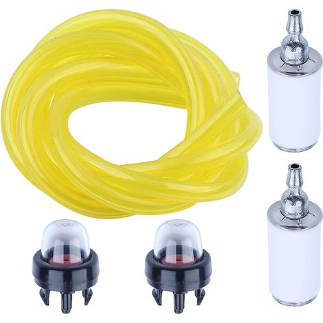 LinDuxe Kraftstoffleitung, Primerpumpe, Kraftstofffilter für Husqvarna-Kettensäge 235 236 240 340 345 350 353 440 445 450 460 123L 225 232L 227L 240L 322L 323 325 326 Weedeater 125B 125BX 125BVX Geblä
