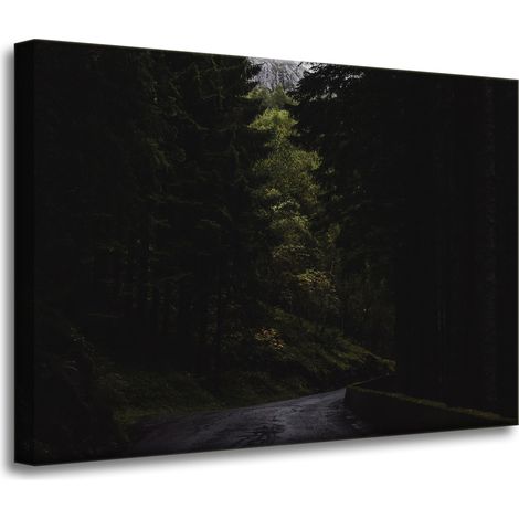 Leinwanddruck Natur Bergstraße 70x50 cm