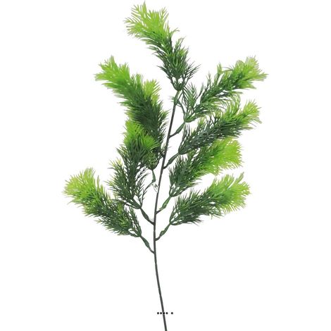 Thuya artificiel en piquet H 45 cm plastique Vert bicolore ext (1/3)
