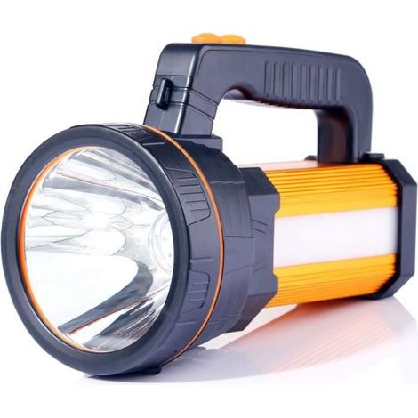 Projecteur LED portable 7000 lumens USB rechargeable IP65 (1/4)