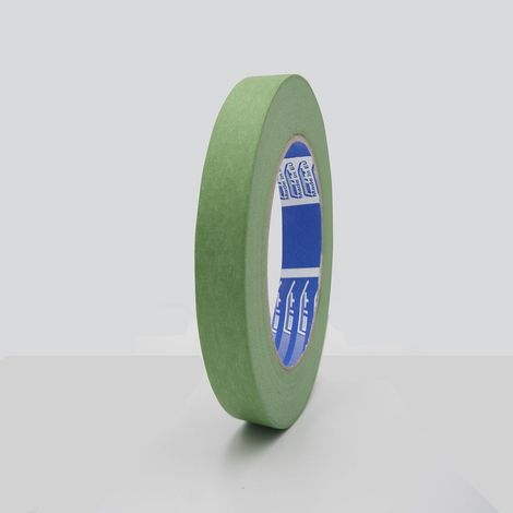 Nastro mascheratura verde in carta uso esterno resistente U.V. 145µm taglia  - 50mm x 50mt (3 rotoli)