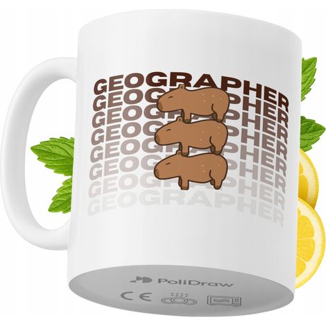 Taza de café/té divertida y humorística para geógrafos. Taza con diseño gráfico y texto gracioso para cumpleaños, santos y días festivos. Taza premium para ocasiones especiales en casa, la oficina o e (1/5)
