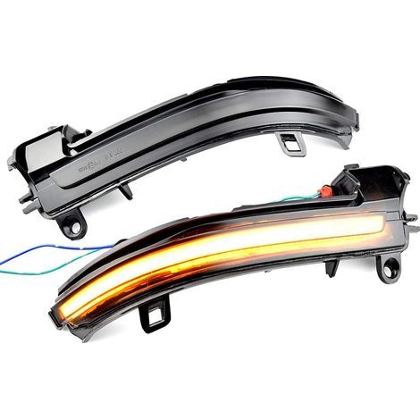 Set of 2 dynamic LED turn signals for rearview mirror, sequential, waterproof, for BMW 1 2 3 4 X1 Series (1/5)