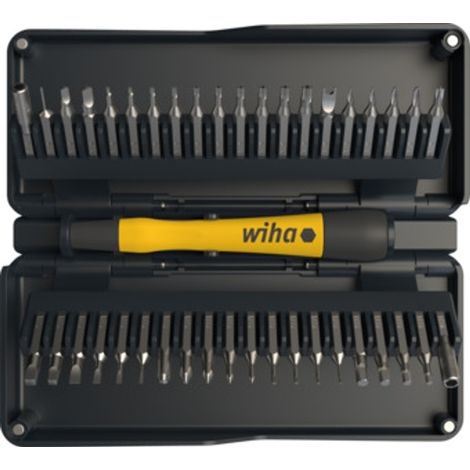 Wiha zai Hause Micro Bit Set mit ESD Feinmechanik Schraubendreher, 42-teilig, Bit Set mit Aufbewahrungsbox, für alle Smartphones, Laptops, Kameras, Modellbau und gängigen Alltagsanwendungen (1/5)