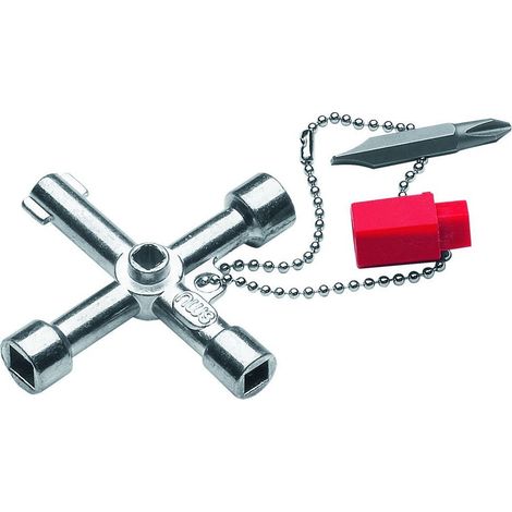 Clé NWS de conception ergonomique et compatible avec les armoires de commande et les systèmes traversants.