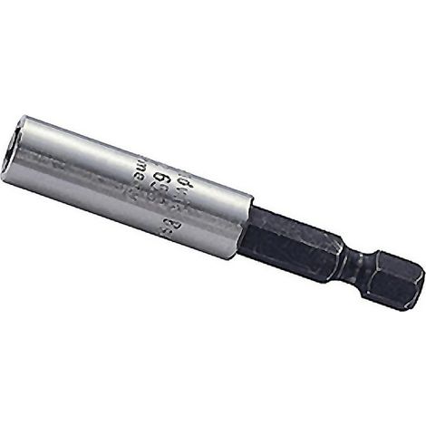 BIANDITZ portapuntas hex. 1/4 530120 magnetico 10x60mm , Adaptador hexagonal con anilla de retención para reforzar la sujeción de la punta en los trabajos exigentes. Para puntas de