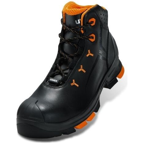 uvex Sicherheitsstiefel S3 SRC uvex 2 aus Leder, uvex xenova Kunststoffkappe, Weite 10, Größe 41