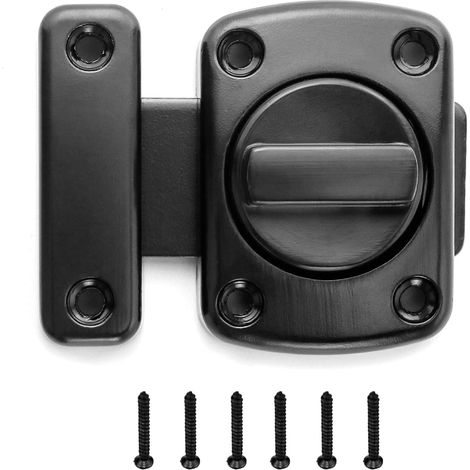 Verrous et loquets pour toutes les portes : salle de bain, chambre, placard, armoire, fenêtre, grange, garage, barrière pour animaux, trappe de grenier, jardin, bureau, cuisine, hôtel, porte d’entrée.
