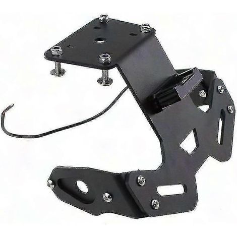 Plaque d'immatriculation moto support arrière, bracket éliminateur de porte-plaque pour MT125 MT-125 MT15 MT-15 2018-2022, cadre de queue robuste, fixation directe, kit de montage inclus. (1/5)