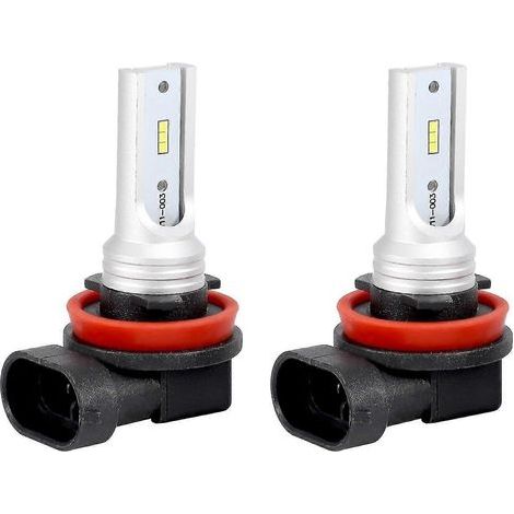 Ampoules LED antibrouillard H8 H11 H16 haute puissance CSP-Y11 blanc froid 6500K (lot de 2)