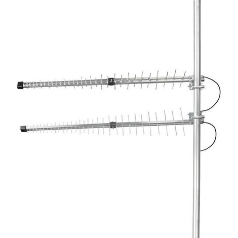Antenne 4G/3G - HD4K - Extérieur - 698-2700 MHz - Gain 15 dB - Couleur Gris