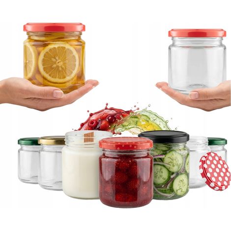 48x Barattolo 200ML + TAPPO FI66 CONSERVANTI PER CONFETTURA PER PATE'