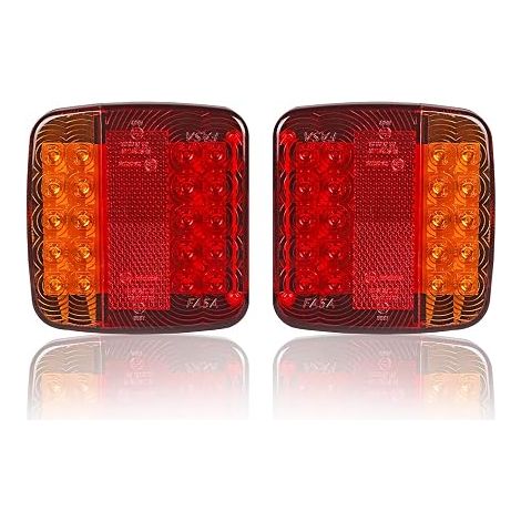 LED Trailer Tail Lights 12V Truck Brake Lighting Indicator Lamp Stop Lighting Waterproof Truck Caravan Van Tractor (1/5)