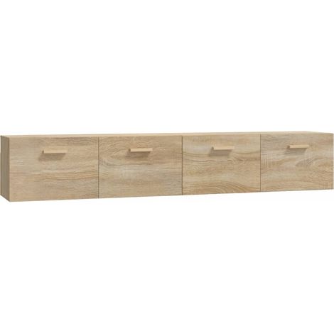 Maison Exclusive - Mobili Parete 2 pz Rovere Sonoma 100x36,5x35 cm in Multistrato (1/5)