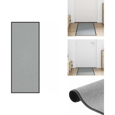 Paillasson gris 60x150 cm - Paillasson - Paillasson De Porte - Paillasson De Bienvenue - Paillasson De Porte Extérieur (1/5)