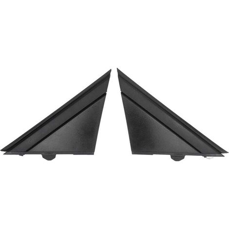 ,Une Paire de Couvertures de Drapeau de Rétroviseur de Porte, 1SH17KX7AA Moulure de Drapeau de Rétroviseur de Porte Décoration Noire Gauche Droite Remplacement pour 500 2012‑2017 (1/5)