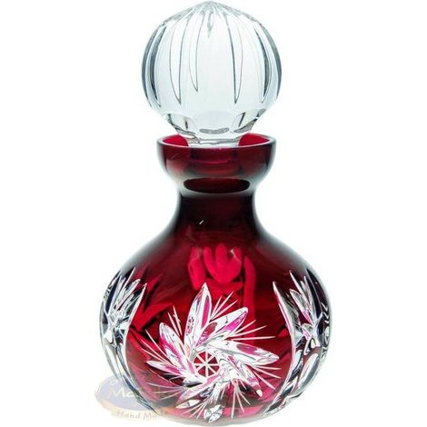 Caraffa in cristallo rubino da 175 ml Trita olive (1/2)
