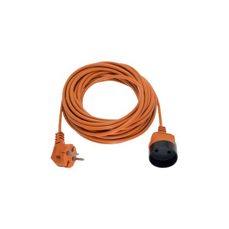 Cable alargador para jardín de 40 m, 1 toma de corriente, 10 A, 2x1, OMY, IP20, color naranja, Elgotech PK-1040