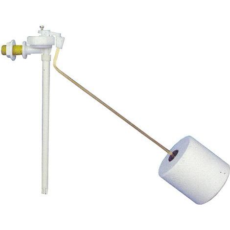 Siamp – Robinet flotteur à embout laiton – Tête orientable – Réglage niveau d'eau – Fermeture nette sans coup de bélier – Remplissage 0,17l/s sous 3 bars