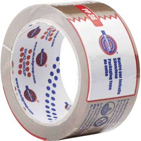 NASTRO IMBALLO AVANA SILENT PP36TB EUROCEL - PPL MM 50 ML 66 - 36 pezzi