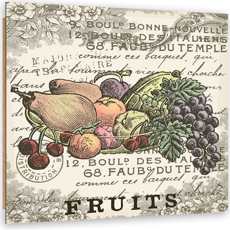 Quadro deco panel, Frutto vintage - 40x40 (1/5)