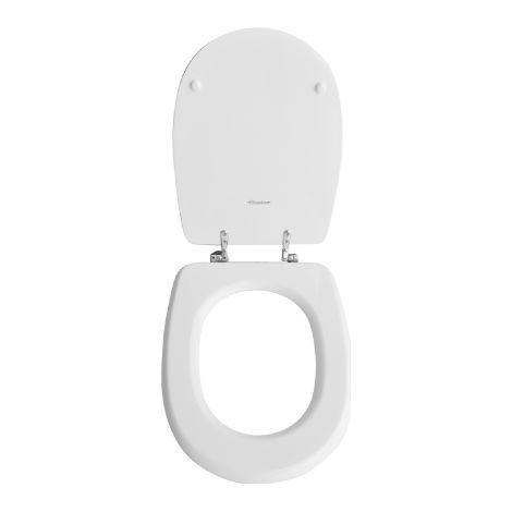 SIÈGE DE WC POUR CESAME VASO ARETUSA BLANC CHARNIÈRE RÉGLABLE FORME 6 Dimensions : Blanc Charnières C expansion