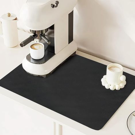 Tapis d'égouttement absorbant pour vaisselle - 40 x 30 cm - Tapis de séchage pour machine à café - Tapis de séchage pour évier de cuisine (1/5)