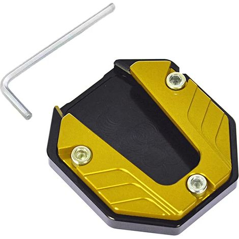 (Or) 1 pièce Accessoire moto Extension de béquille latérale en alliage d'aluminium maxpower (1/4)