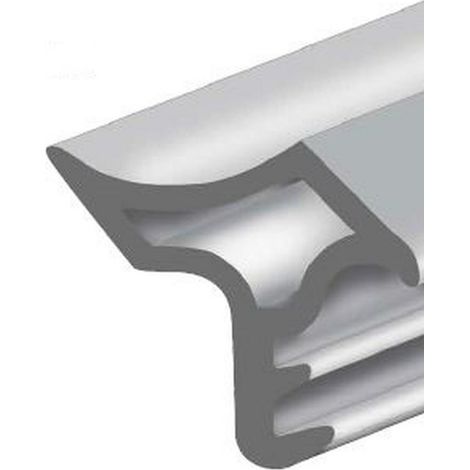 Türanschlagdg.K2378 L.5m z.Einstecken W-PVC blk grau (1/3)
