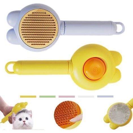 Brosse d'épilation flottante pour animaux de compagnie, peigne pour chien et chat, soins du corps, massage