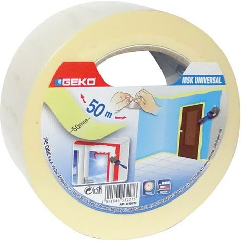 GEKO - Adhésif de masquage universel 50mmx50m