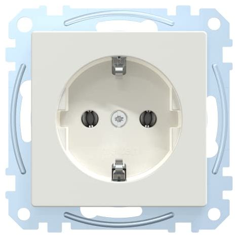 Merten Frutto Presa schuko System M, 1-M, M-Smart, M-Plan, M-Creativ bianco polare lucido MEG2301-0319 1 pz. (1/4)