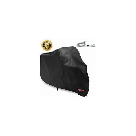 Garage per moto, telo coprimoto, garage pieghevole per moto, telo coprimoto, copertura protettiva, telo copriscooter, per esterni e interni, per Harley-Davidson, Honda, Suzuki-Crezuo
