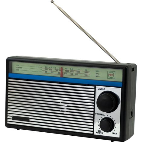 Radio portable à piles 3 bandes AM/FM/SW avec prise casque
