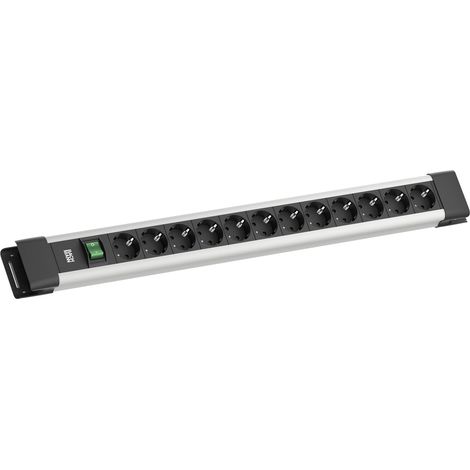 BACHMANN CONNECTUS 12XCEE7/3, 1XINTERRUPTEUR 2,0M CEE7/7 GRAU BM005901