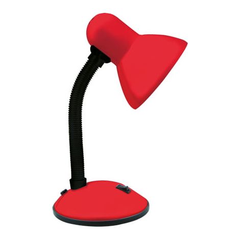 Lámpara de escritorio 40W roja tola E27 Ideus 02850