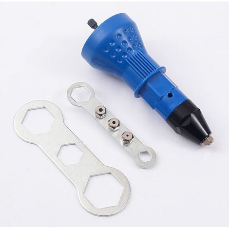 Pistolet à riveter pour perceuse sans fil électrique - Outil de rivetage sans fil - Adaptateur pour perceuse à riveter (1/5)