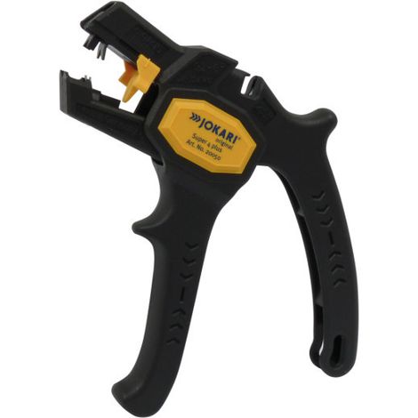 Jokari – Pince à dénuder ergonomique 0,5 à 4 mm² – Design ergonomique pour confort prolongé – Coupe-fil intégré – Polyamide renforcé (1/5)