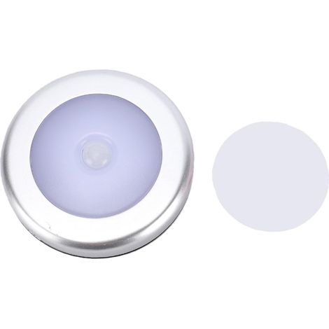Lampe à Détecteur de Mouvement, Veilleuse LED Alimentée par Batterie avec Capteurs de Mouvement et de Lumière Avancés, pour Chambre à Coucher, Couloir, Salle de Bain, Plafond ou (1/5)