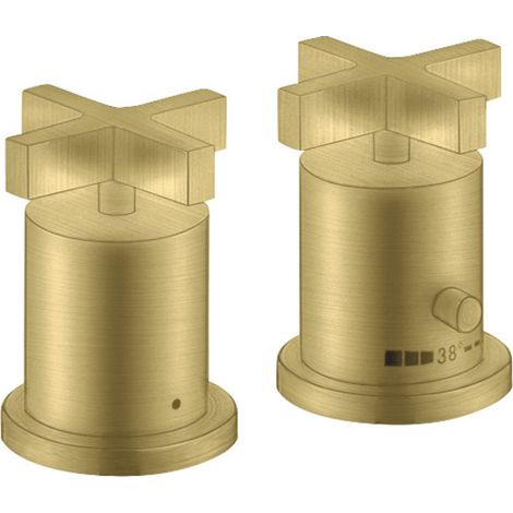 hansgrohe AXOR Citterio Termostato de 2 orificios para bañera con (1/3)