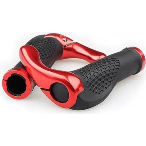 poignée VTT, Poignées de Guidon Vélo Poignées De Vélo Ergonomiques avec Caoutchouc Antidérapant Poignées VTT pour Vélo électrique (1/4)