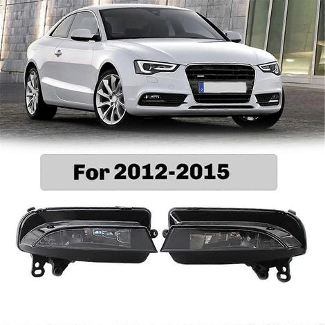 Paar untere Halogen-Nebelscheinwerfer für Audi A5 (2012–2015), schwarz (1/5)