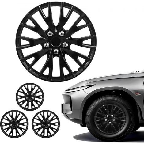 Enjoliveurs Auto 4 Pièces - Cap de Roue pour Jante R16 de 40 (1/5)