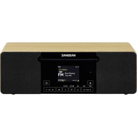 Sangean CD-Radio AM, FM, UKW AUX, Bluetooth®, CD, MP3, MW, UKW Inkl. Fernbedienung, Touchscreen, W (1/5)