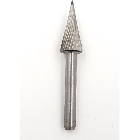FRESA ROTATIVA HSS CONICA DENTE FINE Z3
