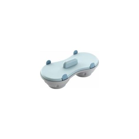 Cuiseur à œufs micro-ondes 2 tasses, pocheur avec couvercle, compatible lave-vaisselle –